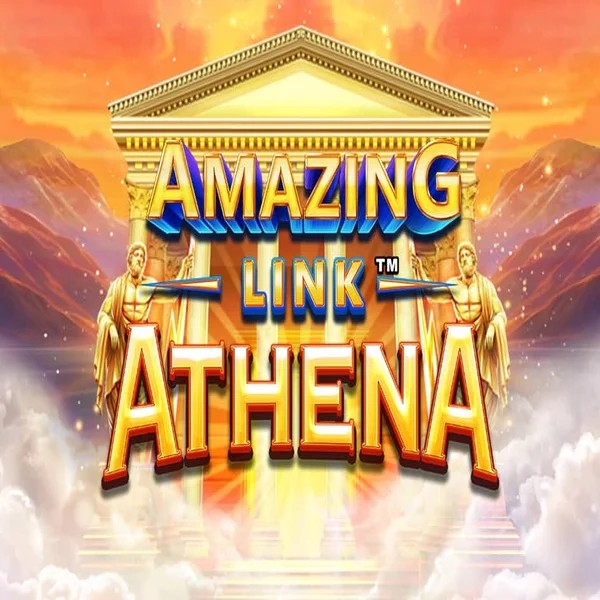 Amazing Link Athena slot logo by SpinPlay Games at Lemon Casino