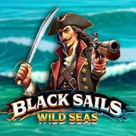 Black Sails Wild Seas slot logo by Infinity Dragon Studios at Lemon Casino