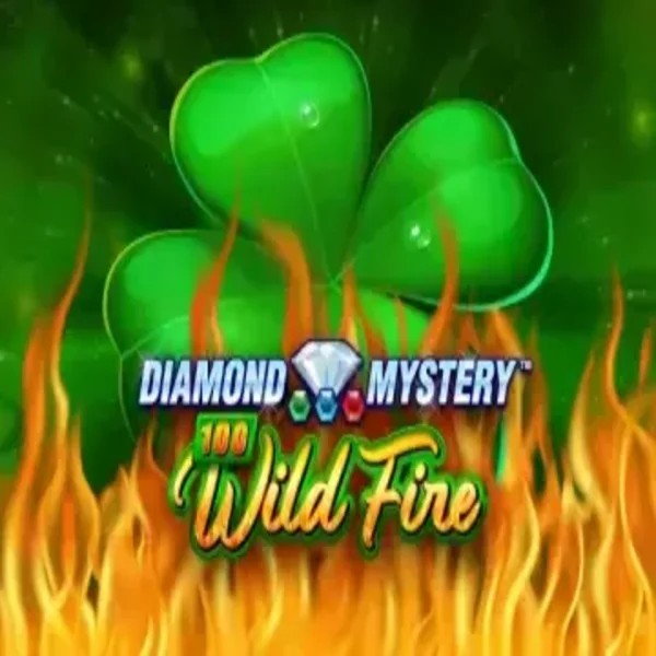 Diamond Mystery 100 Wild Fire slot visual from Greentube available on lemon-hu.com