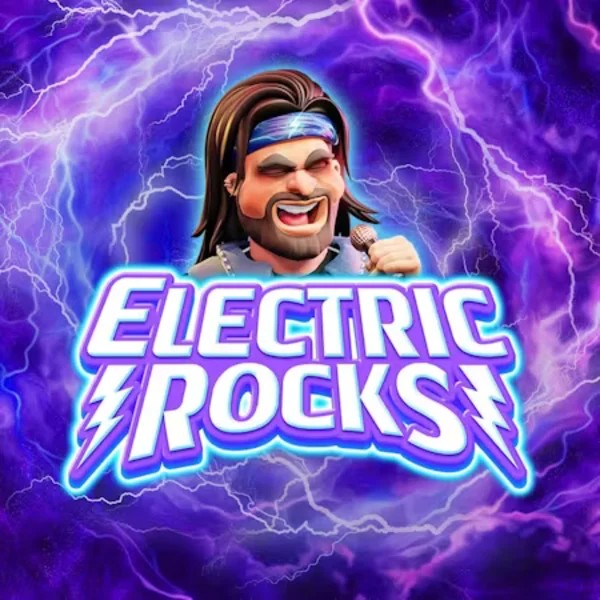 Electric Rocks logo by Inspired Gaming at Lemon Casino