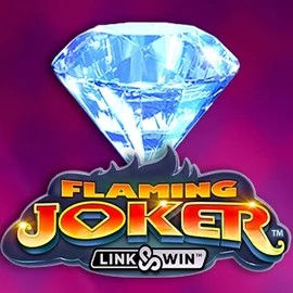 Flaming Joker Link and Win logo by Barstruck at Lemon Casino