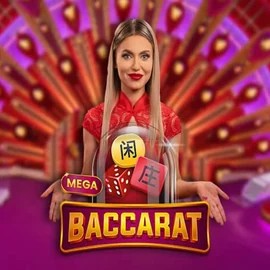 Mega Baccarat by Pragmatic Play, showcased at lemon-hu.com – game logo