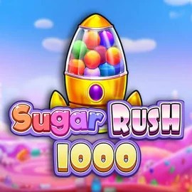 Sugar Rush 1000 online game logo by Pragmatic Play on lemon-hu.com