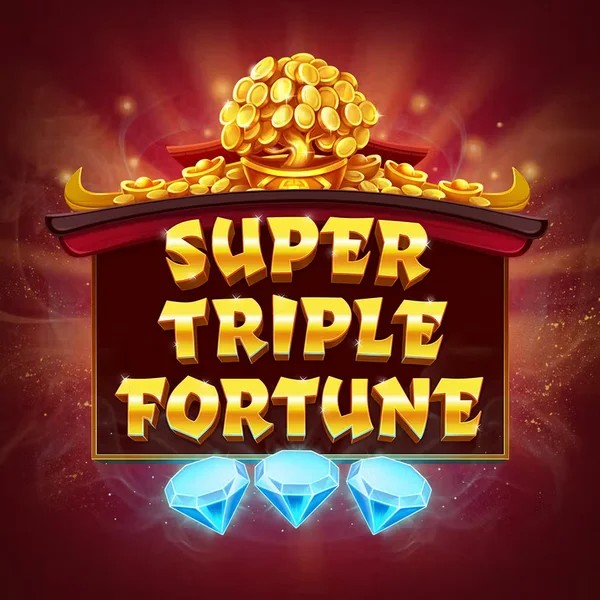 Super Triple Fortune slot logo by Greentube at Lemon Casino