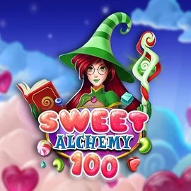 Sweet Alchemy 100 slot logo by Play’n GO at Lemon Casino