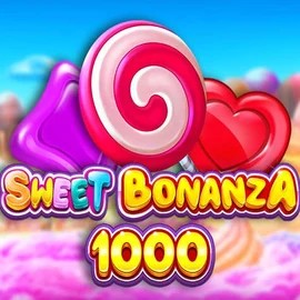 Sweet Bonanza 1000 online game logo by Pragmatic Play on lemon-hu.com