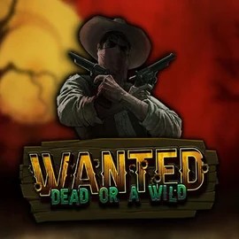 Official Slots logo: Wanted Dead or a Wild by Hacksaw Gaming at Lemon Casino